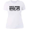God's word gives life Ladies' Boyfriend T-Shirt