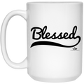 Blessed 15 oz. White Mug
