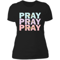 Pray Ladies' Boyfriend T-Shirt