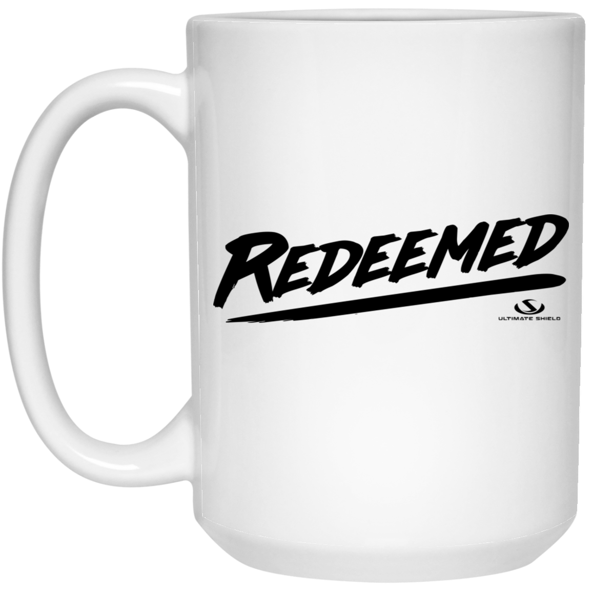 REDEEMED 15 oz. White Mug