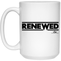 RENEWED 15 oz. White Mug