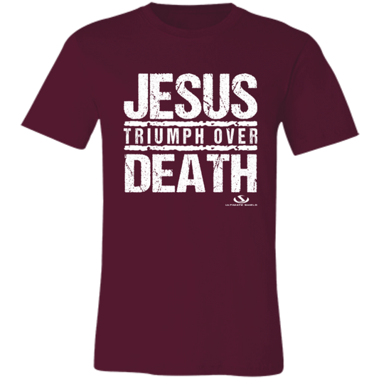 JESUS TRIMP OVER DEATH Unisex Jersey Short-Sleeve T-Shirt