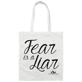 FEAR IS A LIAR Canvas Tote Bag