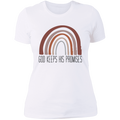 God keeps his promises Ladies' Boyfriend T-Shirt