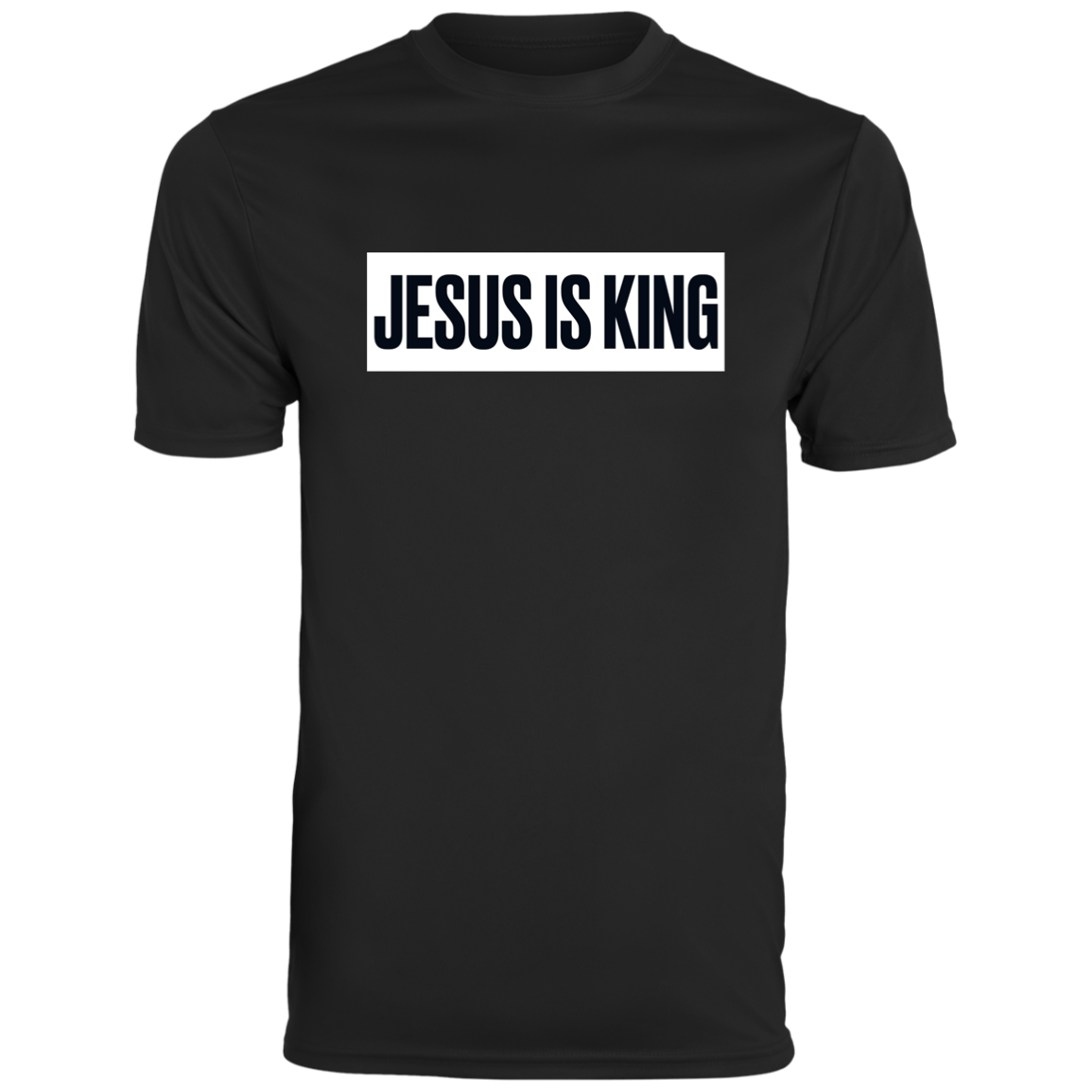 JESUS IS KING  Men's Moisture-Wicking Tee