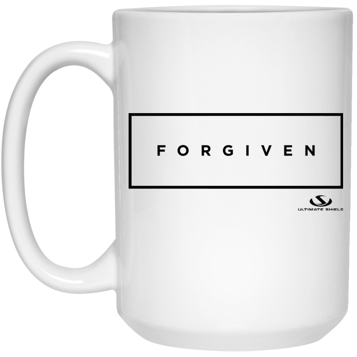 FORGIVEN 15 oz. White Mug