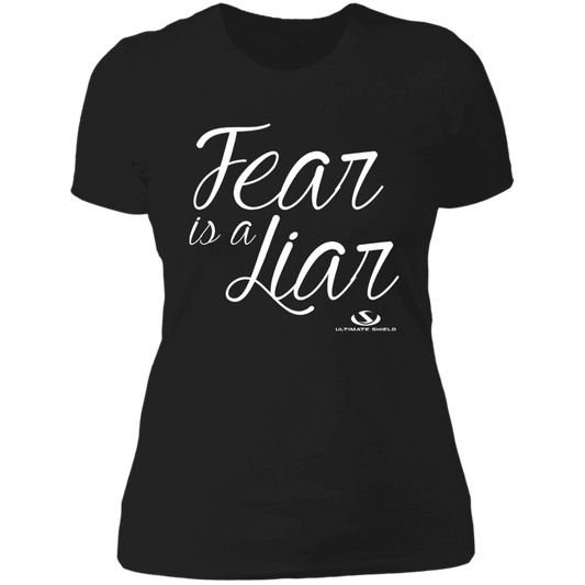 FEAR IS A LIAR Ladies' Boyfriend T-Shirt