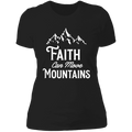 Faith can move mountains Ladies' Boyfriend T-Shirt