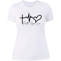 Faith hope love Ladies' Boyfriend T-Shirt