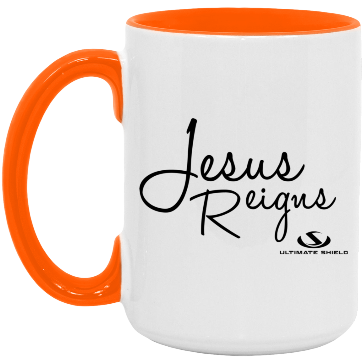 JESUS REIGNS 15oz. Accent Mug