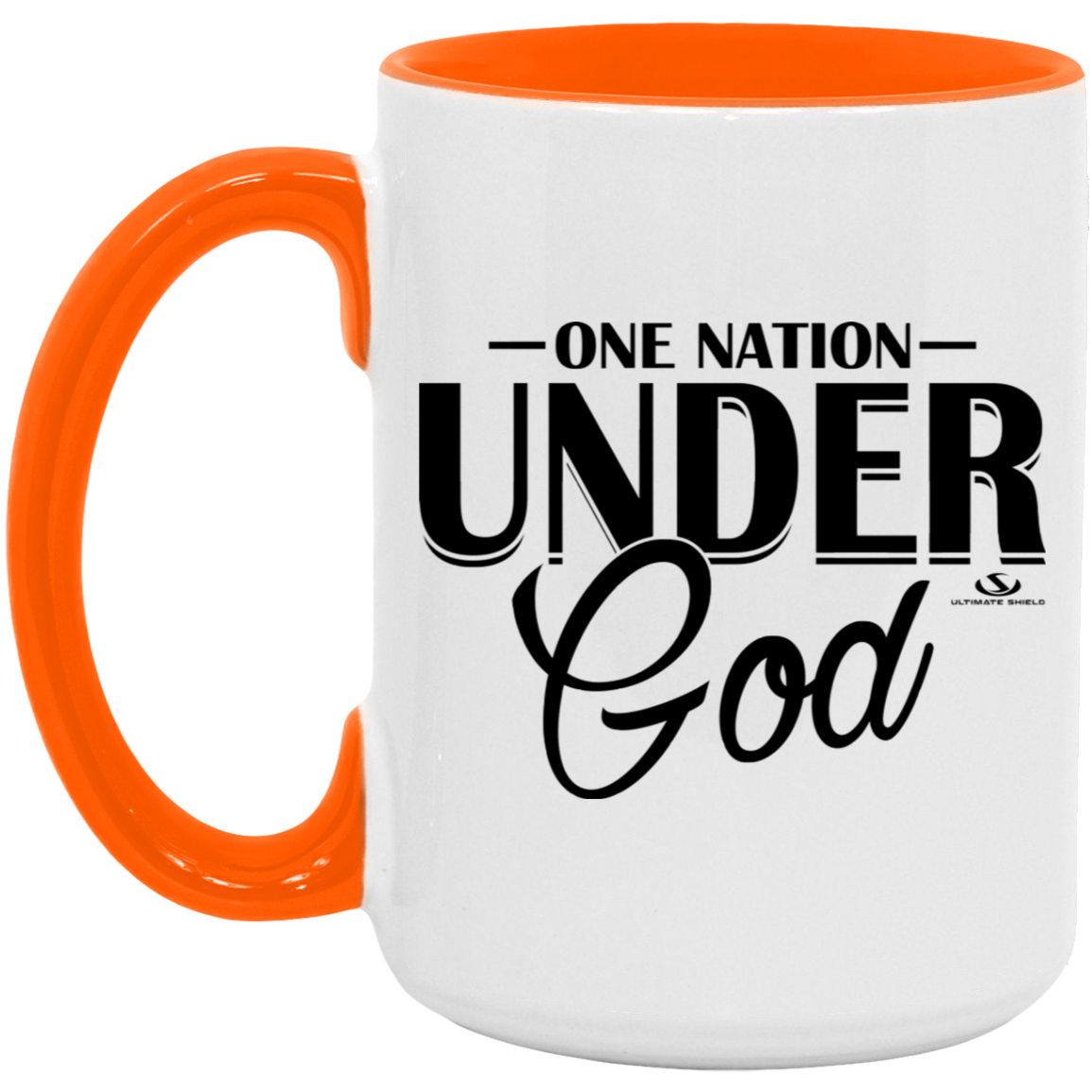 ONE NATION UNDER GOD 15oz. Accent Mug