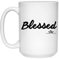 Blessed 15 oz. White Mug