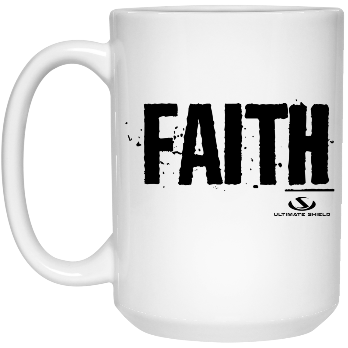 FAITH 15 oz. White Mug