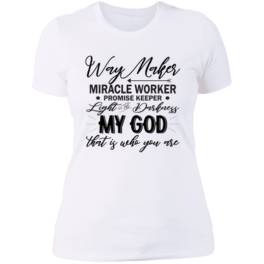 Way maker Ladies' Boyfriend T-Shirt