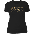 SIMPLY BLESSED Ladies' Boyfriend T-Shirt