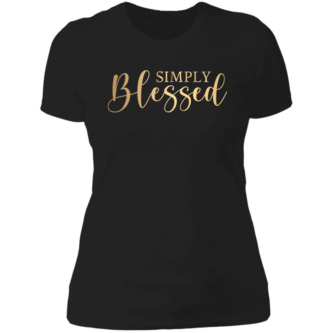 SIMPLY BLESSED Ladies' Boyfriend T-Shirt