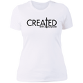 Created with a purpose Ladies' Boyfriend T-Shirt