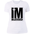 I'm blessed Ladies' Boyfriend T-Shirt