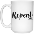 Repent 15 oz. White Mug