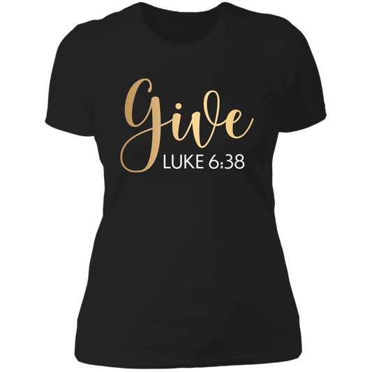 Give Ladies' Boyfriend T-Shirt
