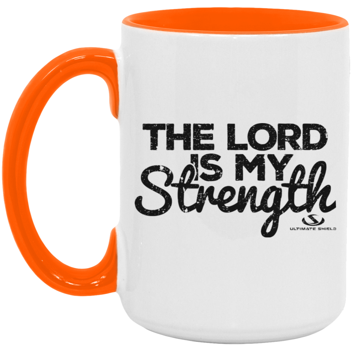 THE LORD IS MY STRENGTH 15oz. Accent Mug