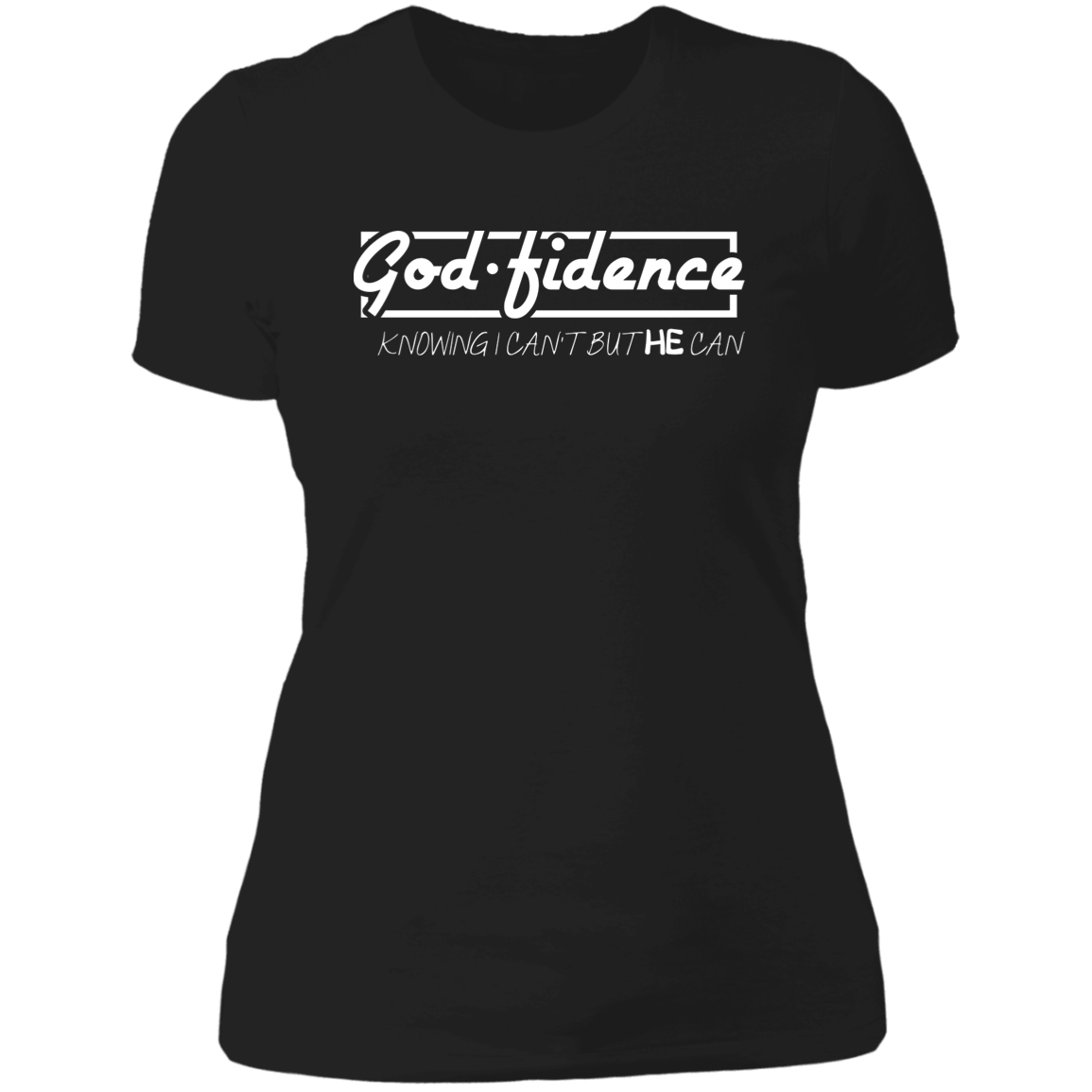 God tidence Ladies' Boyfriend T-Shirt