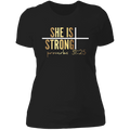 SHE IS STRONG Ladies' Boyfriend T-Shirt