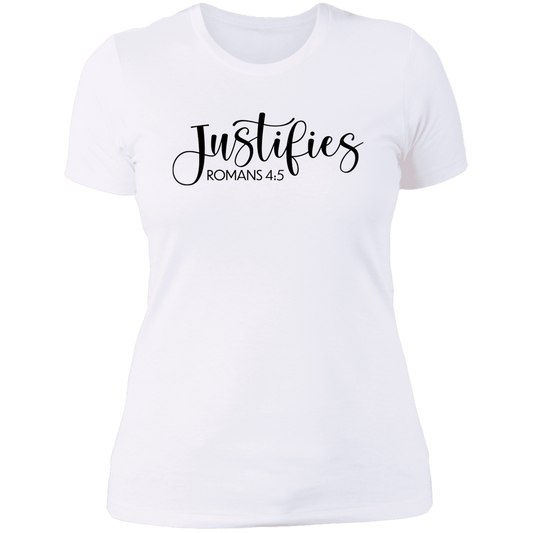 Justifies Ladies' Boyfriend T-Shirt